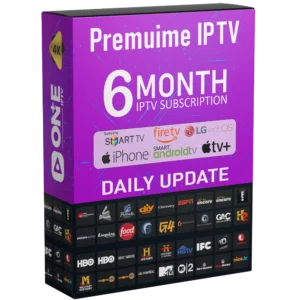 IPTV kaufen – 4K Halbjahresabo 6 Monate